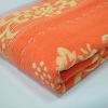Orange jacquard towels are cotton terry blanket Thinner towels are
