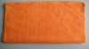 Orange microfiber bath towel