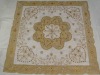Organza embroidered and beaded table cloth