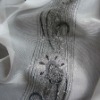 Organza jacquard 100% polyester curtain fabric,curtain