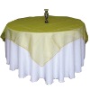 Organza overlay,poly table cloth,wedding overlay