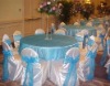 Organza overlay tablecloth