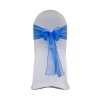 Organza tie chair sashes