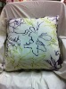 Oriental Flower Design Cushion Cover