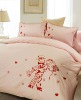 Oriental Style wedding embroidery bed sheet/bedding set