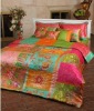 Oriental beauty cotton bed sheet, Antique with Mineral fiber