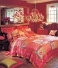 Oriental beauty cotton bedding set, Tania with Mineral fiber