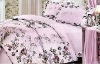 Oriental style reactive printing cotton bedding set