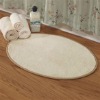 Oval Microfiber Bath Mat Soft Bath or Shower Rug NEW!