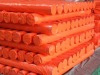 PE orange tarpaulin roll for transportation and storage