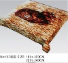 POLYESTER BLANKET ( plushed blanket, household textile product )