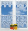 POLYESTER KNITTED LACE KITCHEN CURTAINS