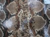 PU snake skin for shoes,bags
