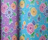 PVC HANDBAG LEATHER WITH BEAUTIFUL FLOWERS