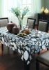 PVC Table Cloth With Embossing and Wave Edge