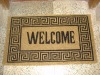 PVC Tufted Coir Doormat Natural Printed