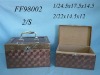 PVC coated cosmetic bag