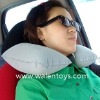 PVC flocked neck pillow