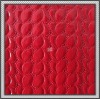 PVC heart-shaped red  luminous leather
