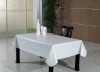 PVC tablecloth with lustering surface