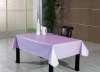 PVC tablecloth with lustering surface