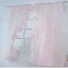 Pair of Pink Window Curtains