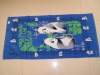 Panda pattern printed beach towel
