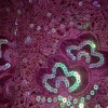 Patch Embroidery Fabric with applic  sequin