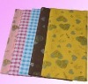 Pattern printed floral wrapping paper/wrapping sheet material for Christmas gift.