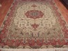 Perfect Handmade Tabriz Wool and Silk Blended Rugs Carpets