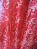 Perfect organza bronzing,flocking fabric