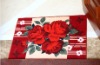 Photographic Heat Transfer Design Red Flower Mat