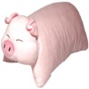 Pig shaped plush pillow