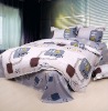 Pigment printed bedding set/bed sheet