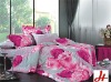 Pigment printed cotton full fitted bedspreads