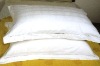 Pillowcase---300T 100% cotton double pick sateen,1"stripe