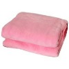 Pink Colour Double-sided Coral Velvet Fabric Quilt