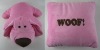 Pink Dog Transforming Cushion