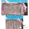 Pink Leopard Printed Beach Towel