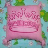 Pink Princess Polyester Cushion