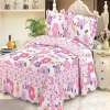 Pink Rotundity Flowers Comforter