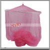 Pink Round Lace Mosquito Bed Canopy Netting