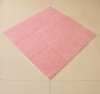 Pink Shaggy Fabric Surface Mat