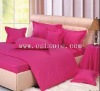 Pink Silk Bedding Set