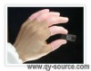 Pink anti-static latex finger cots free samples