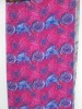Pink circles patten 100% polyester nano crepe  fabric /plain dyed fabric