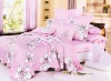 Pink love 100% cotton printed bedding set