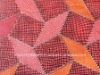 Pink velvet fabric