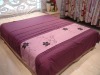 Pintuck and embroidery Duvet cover set