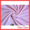 Plain Pink Polyester Coral Fleece Blanket
